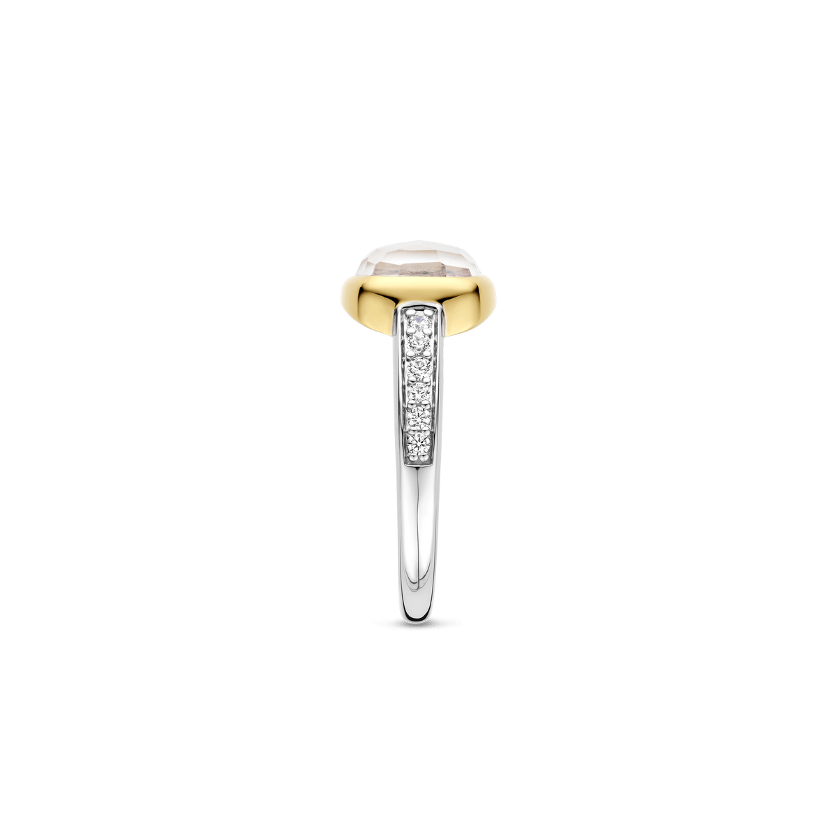 Ti Sento Milano Bague Coussin et rectangle 12398MW