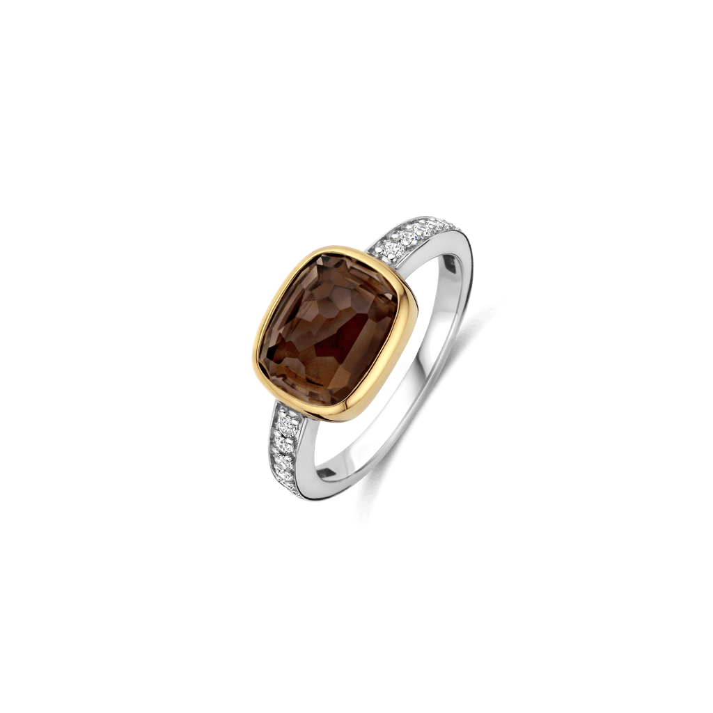 Ti Sento Milano Bague Coussin et rectangle 12398SQ
