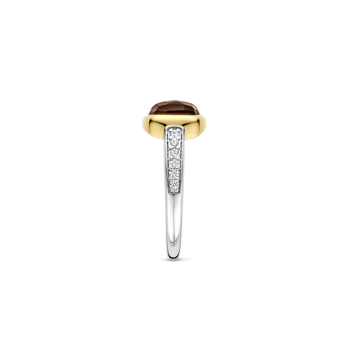 Ti Sento Milano Bague Coussin et rectangle 12398SQ