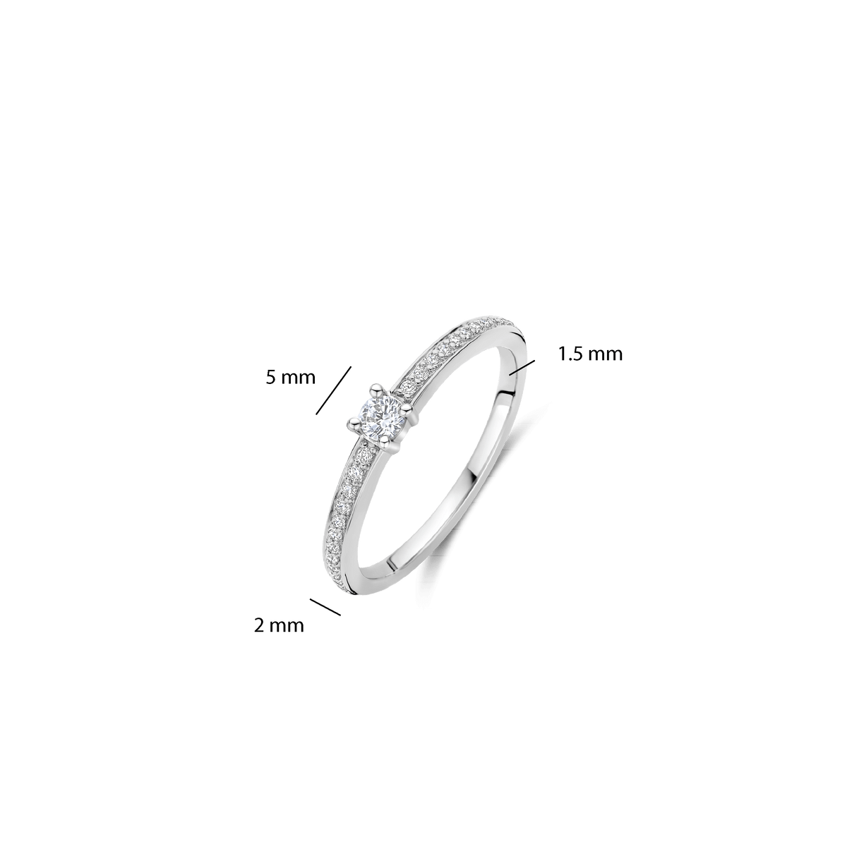 Ti Sento Milano Bague empilable Classics 12400ZI