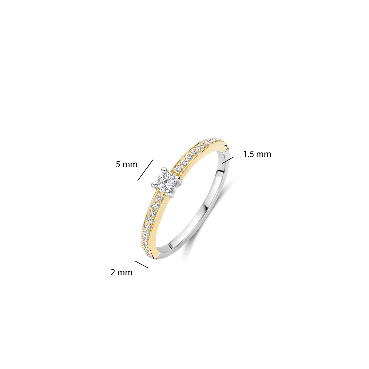 Ti Sento Milano Bague empilable Classics 12400ZY