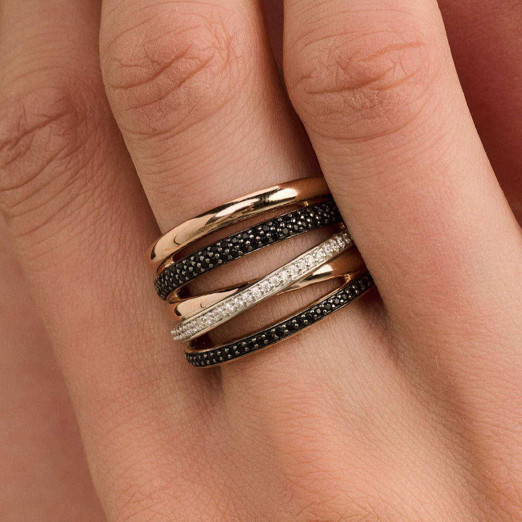 Ti Sento Milano Bague Cercles 12401BR