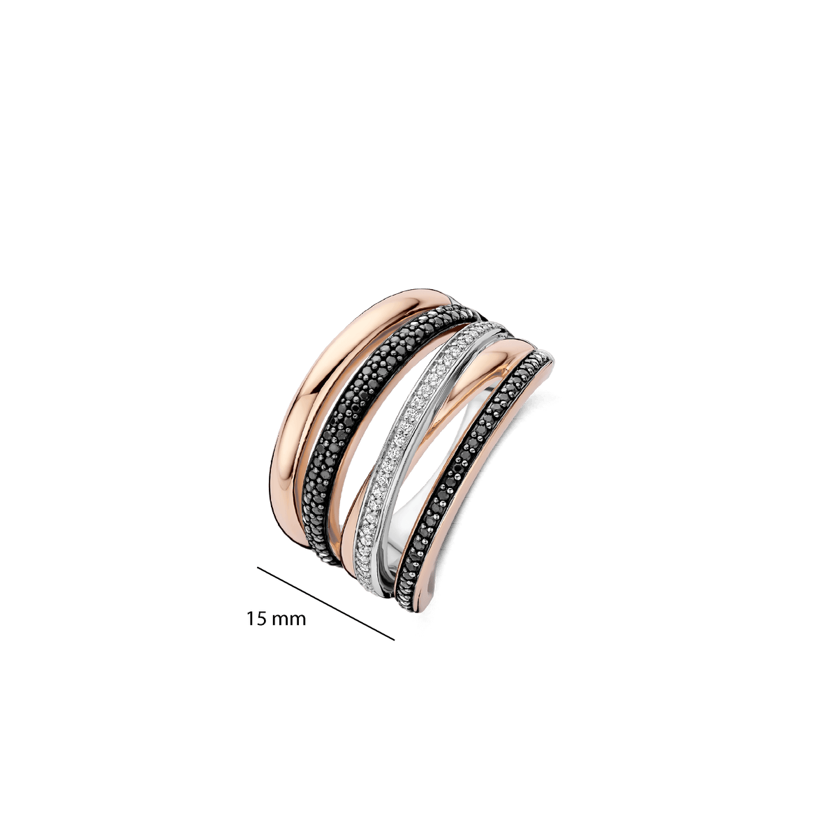 Ti Sento Milano Bague Cercles 12401BR