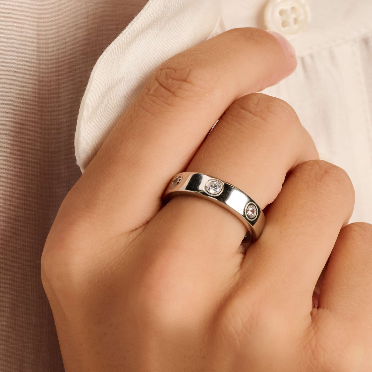 Ti Sento Milano Bague empilable Classics 12403ZI