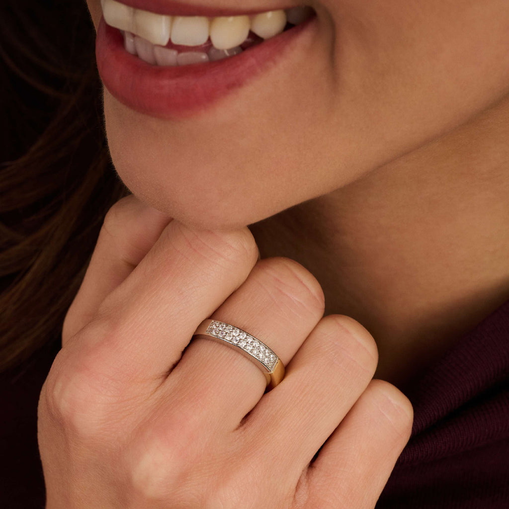 Ti Sento Milano Bague empilable Cercles 12407ZY