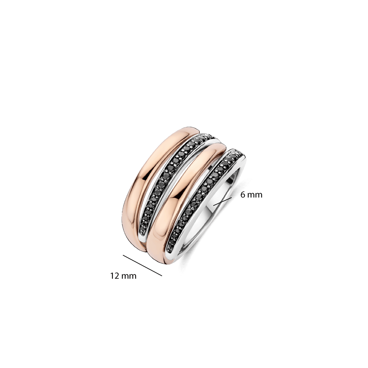 Ti Sento Milano Bague Cercles 12409BR