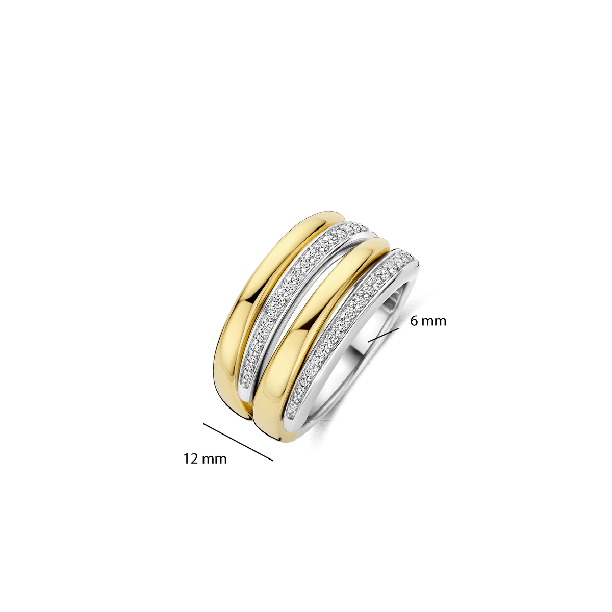 Ti Sento Milano Bague Cercles 12409ZY