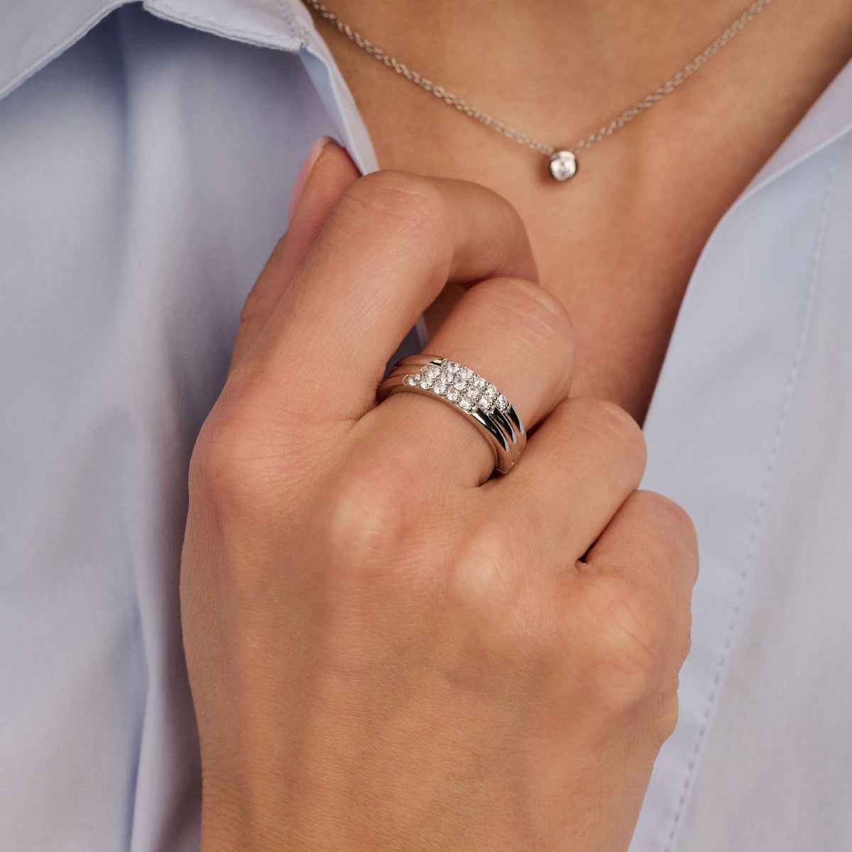 Ti Sento Milano Bague Classics 12411ZI