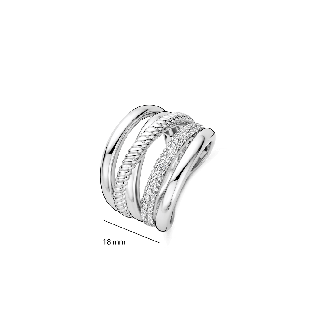 Ti Sento Milano Bague Structures 12421ZI