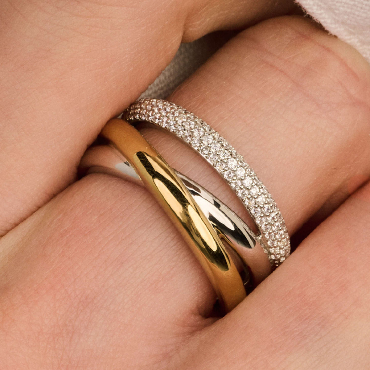 Ti Sento Milano Bague Structures 12422ZY