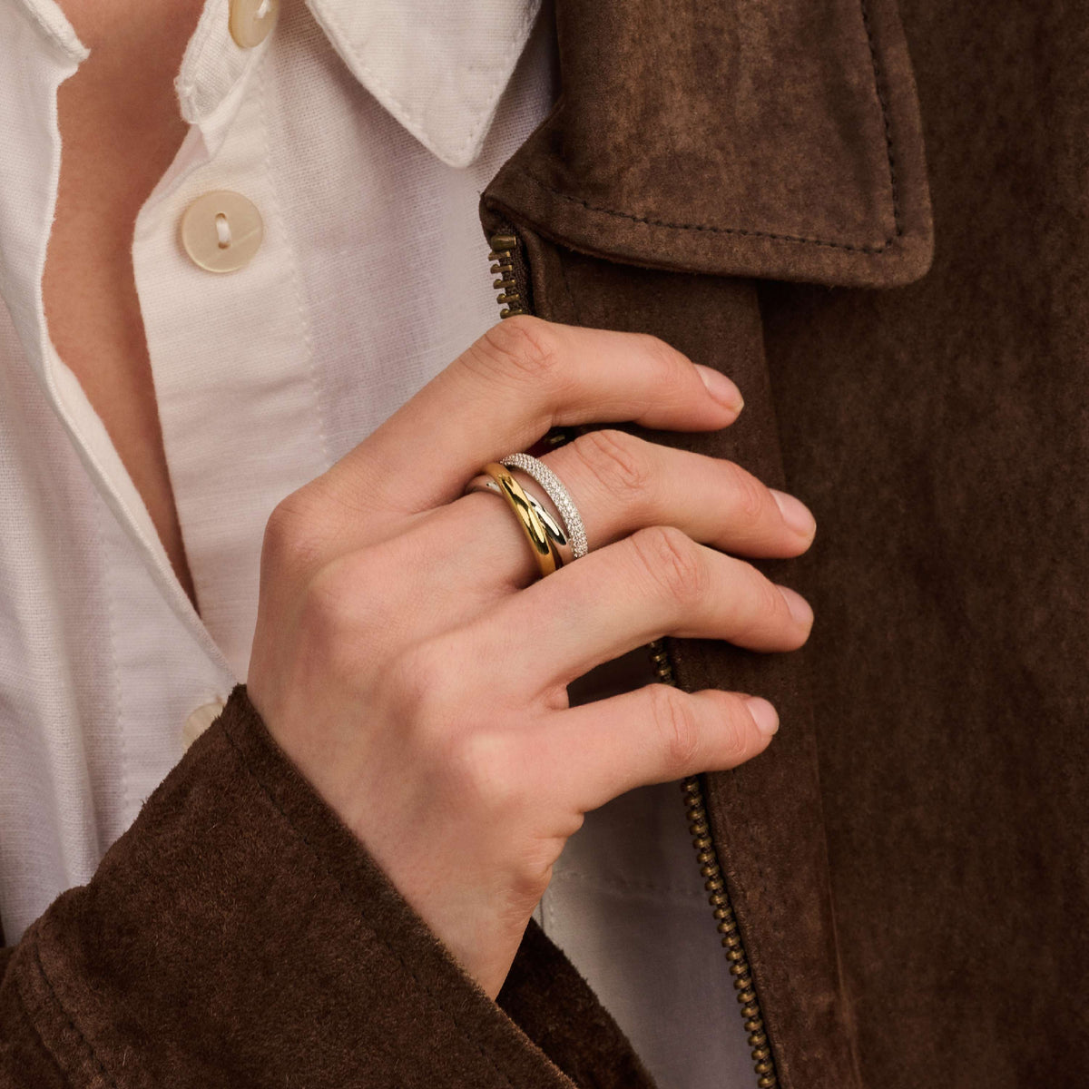 Ti Sento Milano Bague Structures 12422ZY