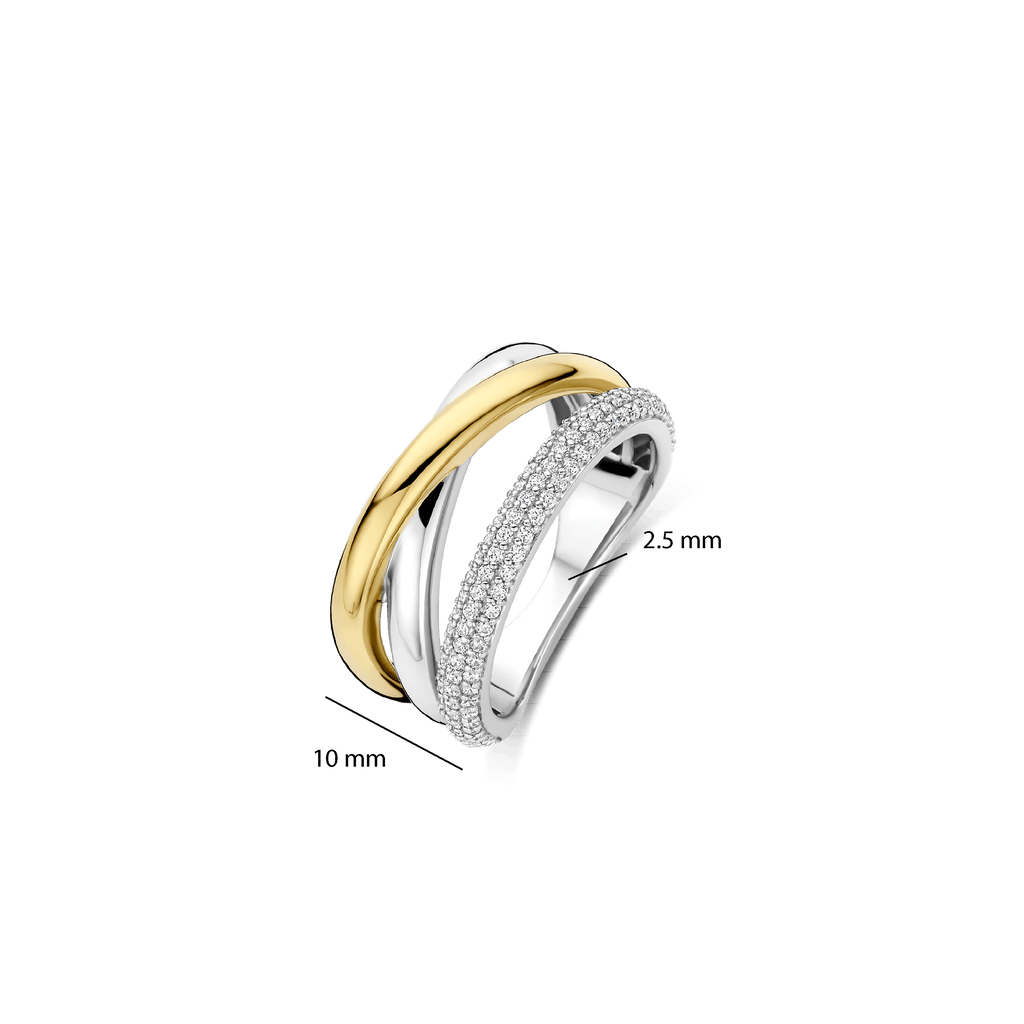 Ti Sento Milano Bague Structures 12422ZY