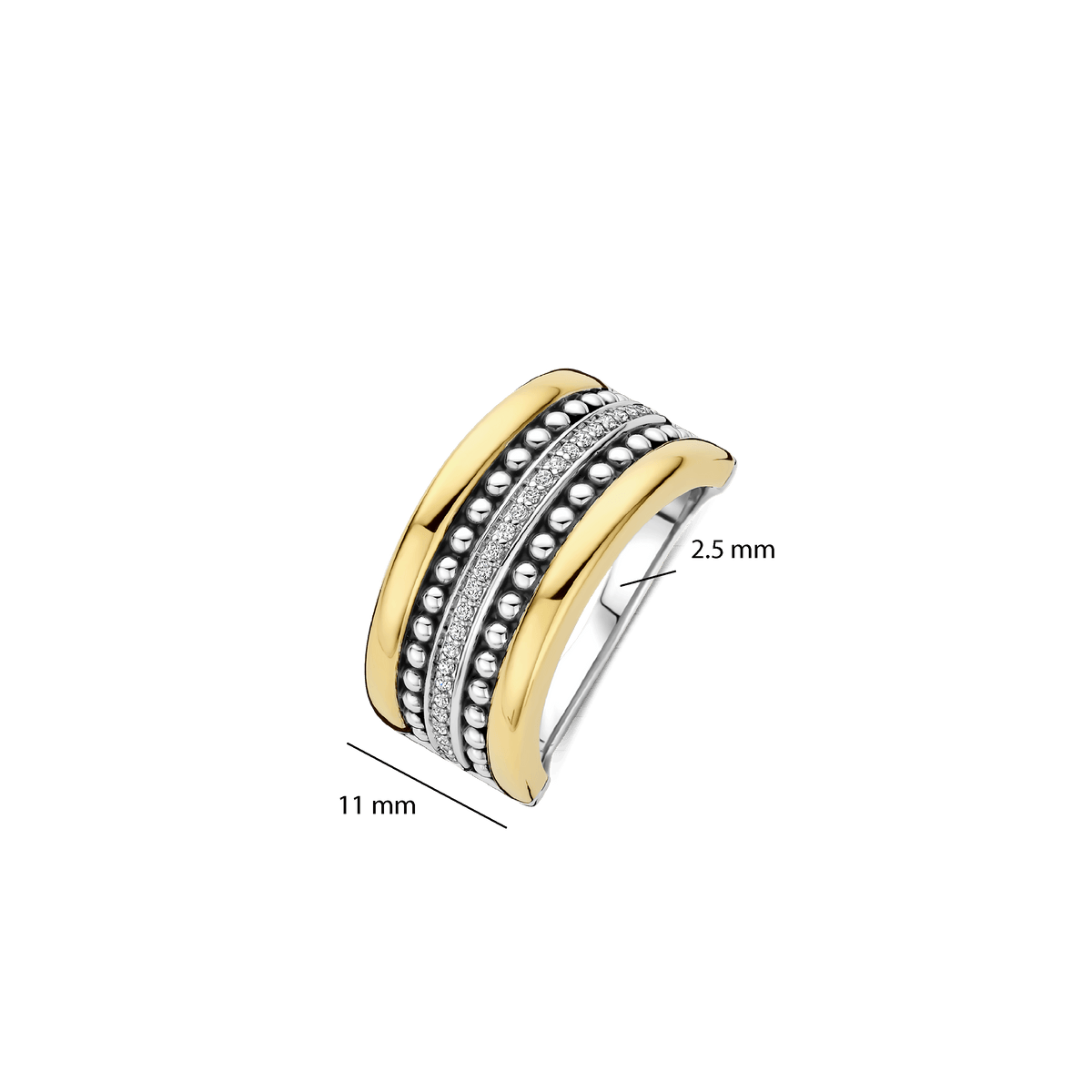 Ti Sento Milano Bague Structures 12423ZY