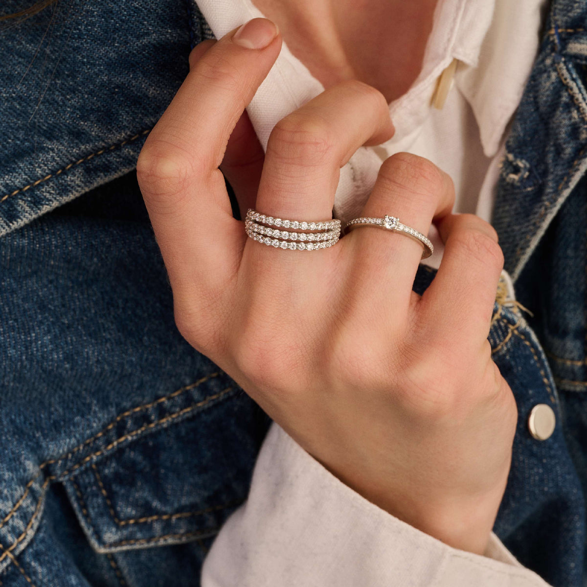 Ti Sento Milano Bague Classics 12426ZI