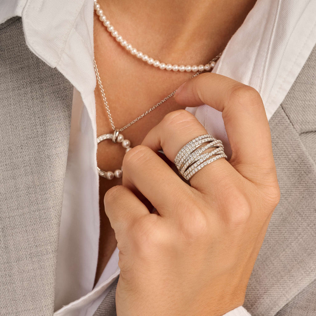 Ti Sento Milano Bague Cercles 12430ZI
