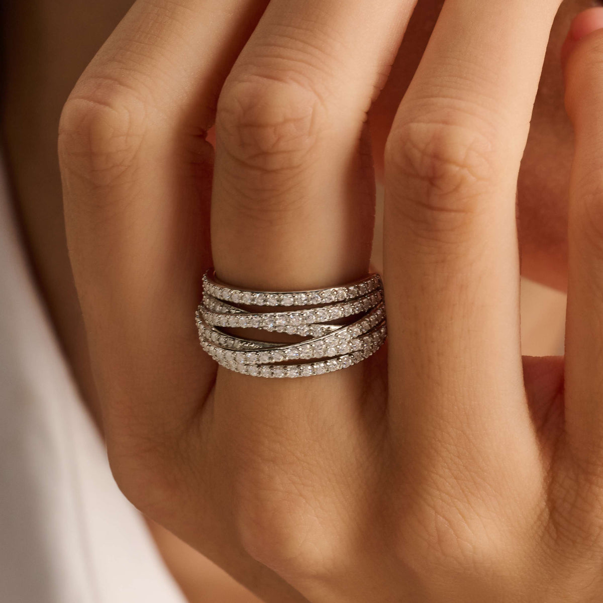 Ti Sento Milano Bague Cercles 12430ZI