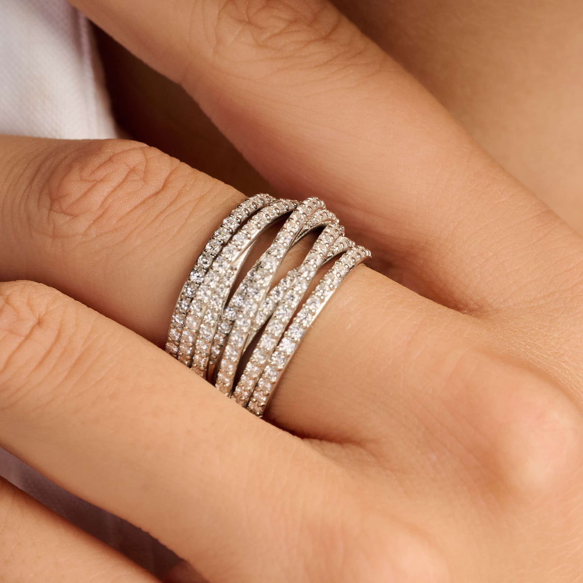 Ti Sento Milano Bague Cercles 12431ZI