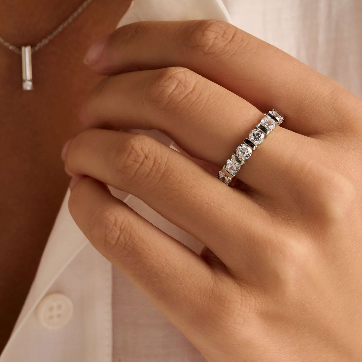Ti Sento Milano Bague empilable Classics 12434ZI