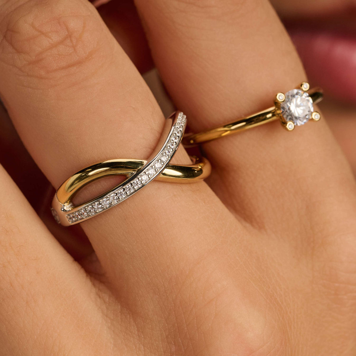 Ti Sento Milano Bague Pebble 12436ZY