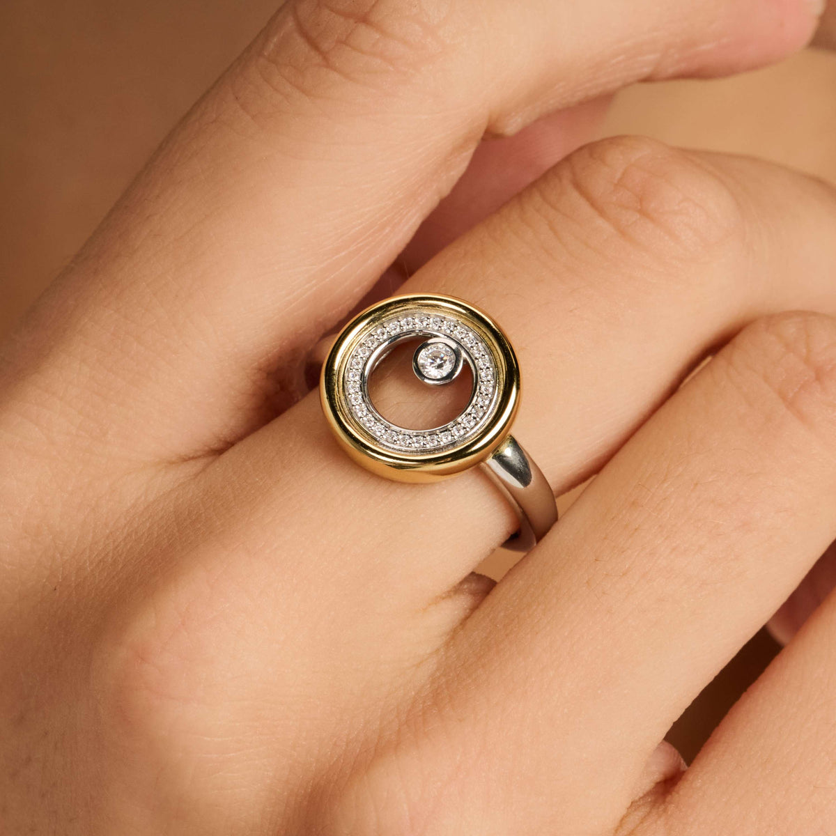 Ti Sento Milano Bague Cercles 12456ZY