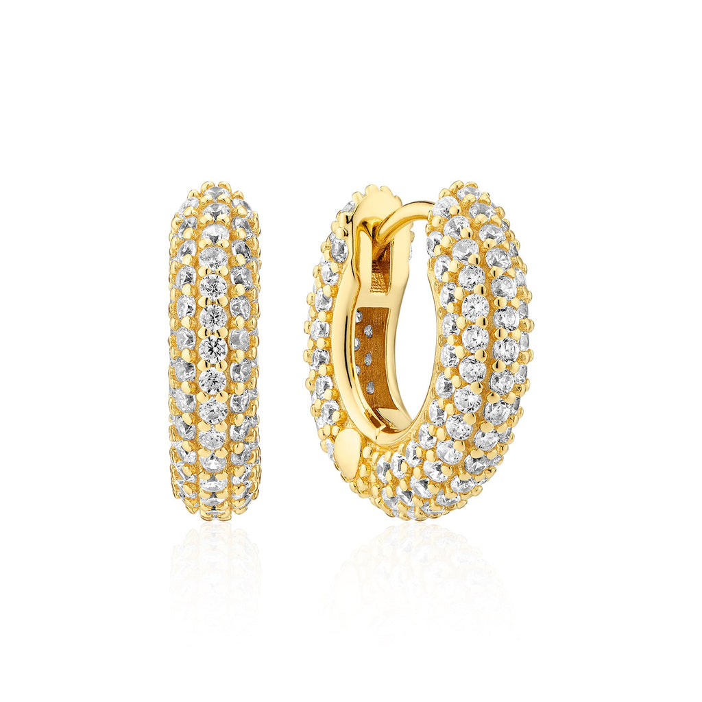 Sif Jakobs Boucles d'oreilles Carrara SJ-E2473-CZ-YG