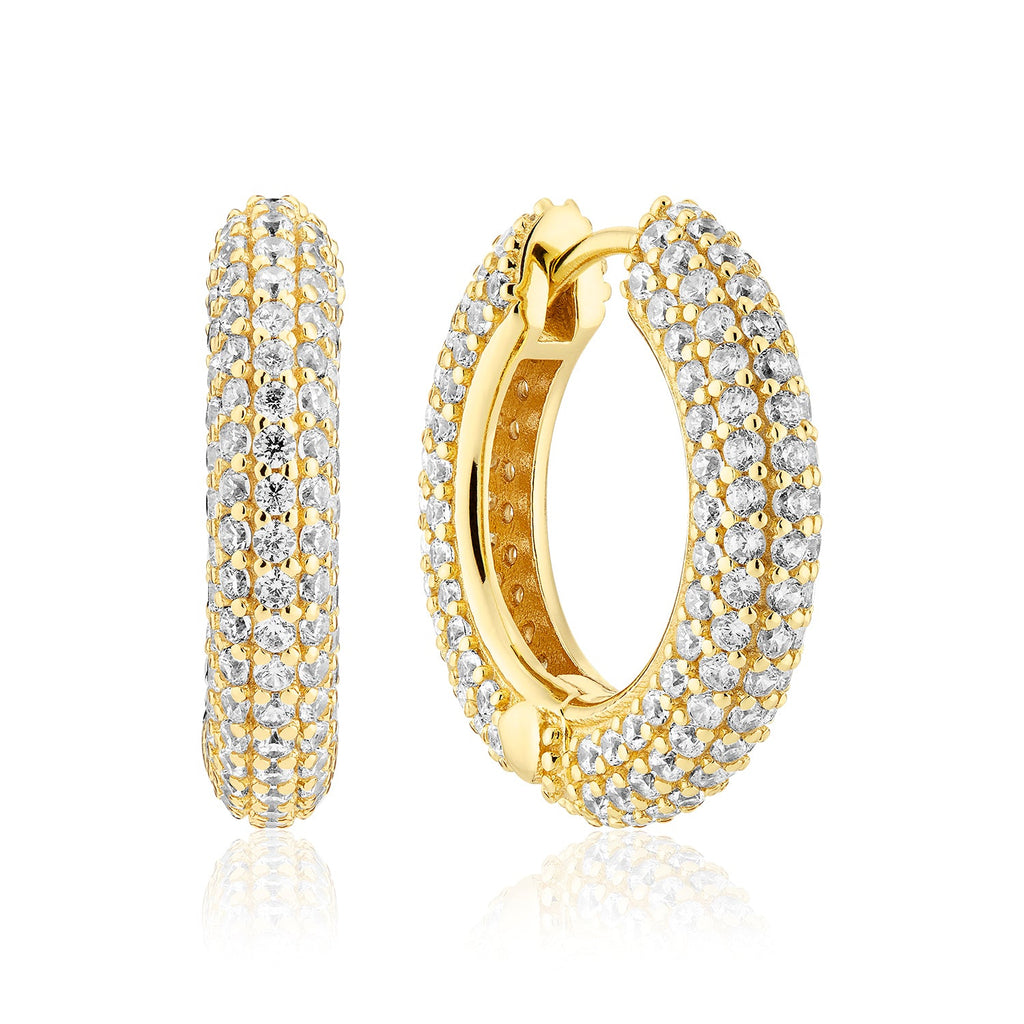 Sif Jakobs Boucles d'oreilles Carrara SJ-E2474-CZ-YG
