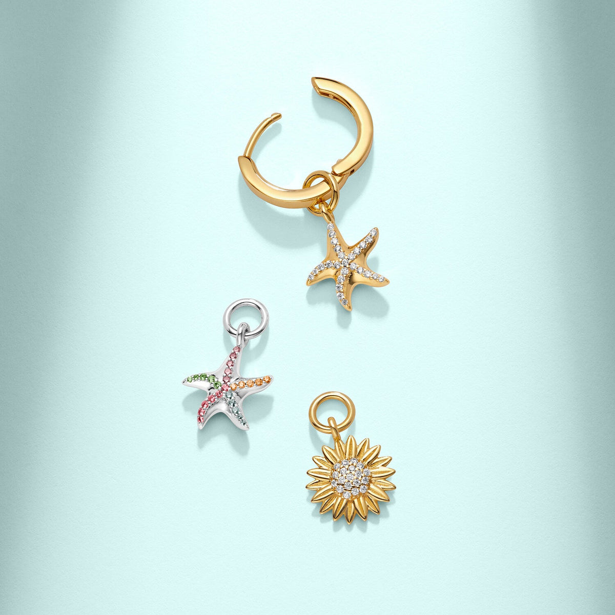Sif Jakobs Charm pour créoles Stella Marina SJ-CH2384-XCZ