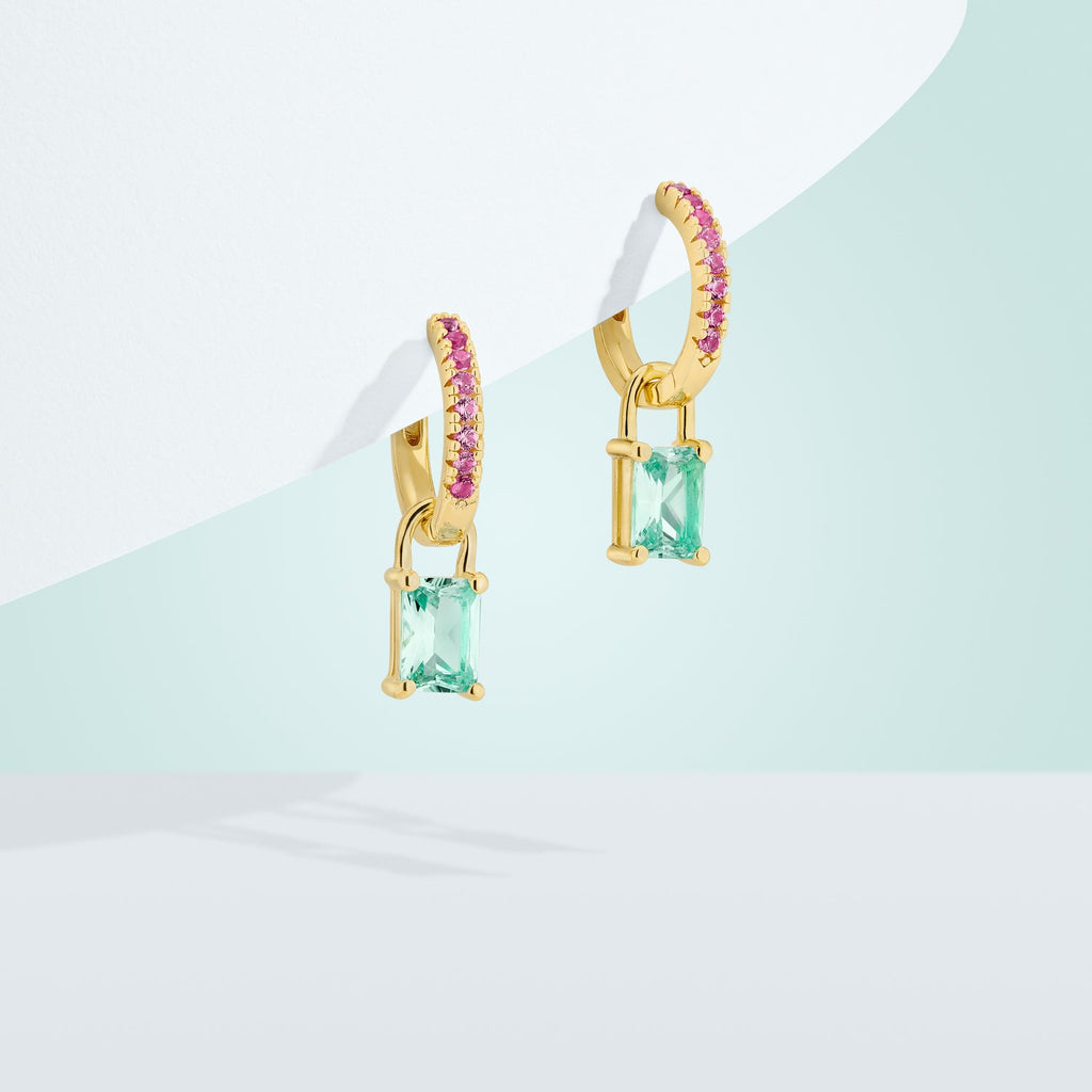 Sif Jakobs Boucles d'oreilles Roccanova SJ-E42253-TQPK-YG
