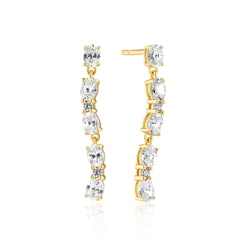Sif Jakobs Boucles d'oreilles Ellera Ovale SJ-E2417-CZ-YG