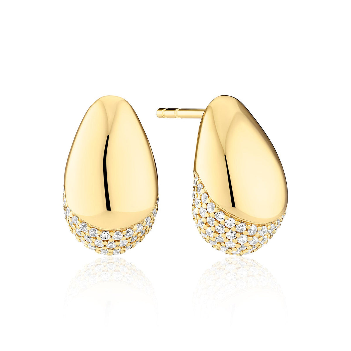Sif Jakobs Boucles d'oreilles Goccia SJ-E2479-CZ-YG