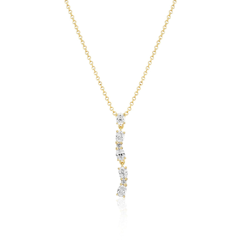 Sif Jakobs Collier Ellera Ovale SJ-N2421-CZ-YG