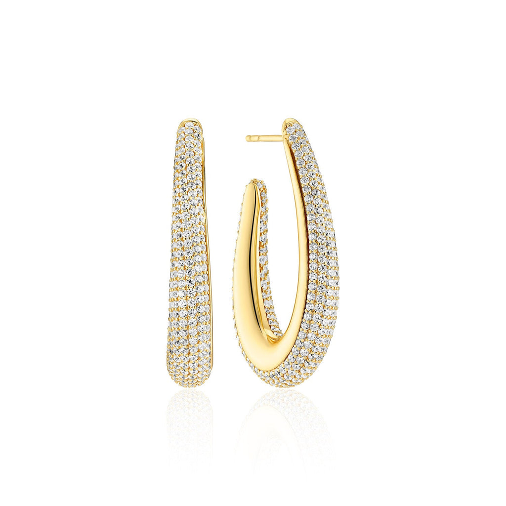 Sif Jakobs Boucles d'oreilles Goccia SJ-E2484-CZ-YG