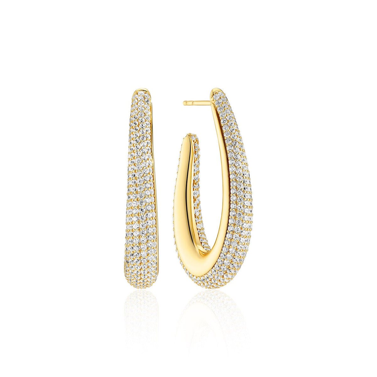 Sif Jakobs Boucles d'oreilles Goccia SJ-E2484-CZ-YG