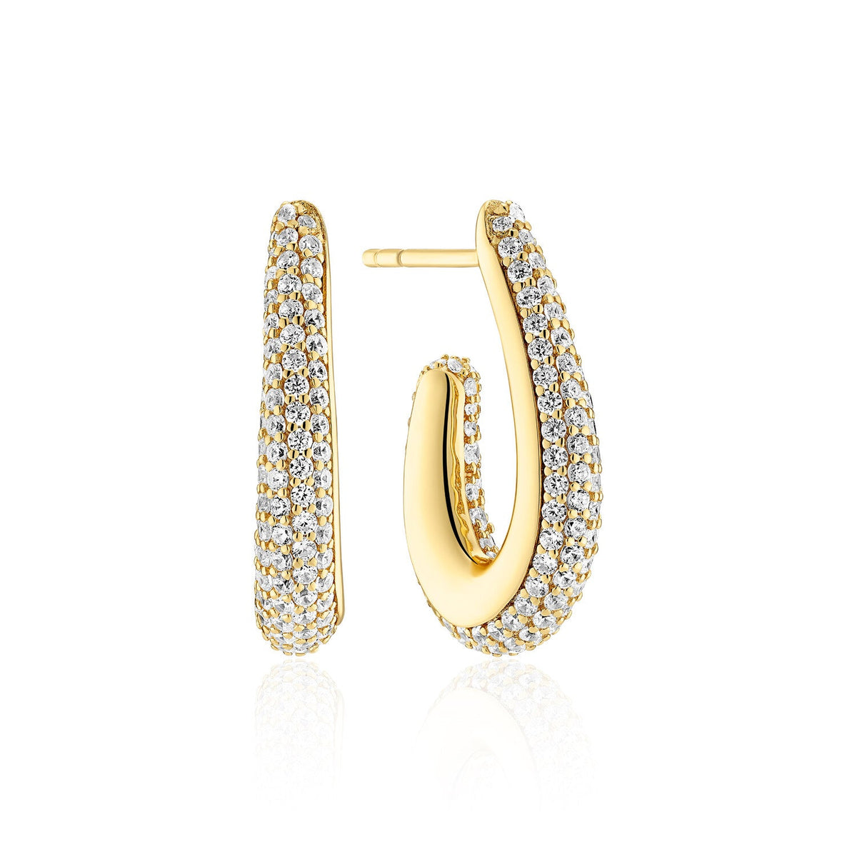 Sif Jakobs Boucles d'oreilles Goccia SJ-E2486-CZ-YG