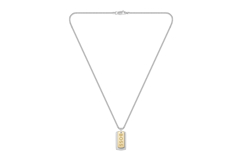 BOSS Collier acier avec pendentif 1580576