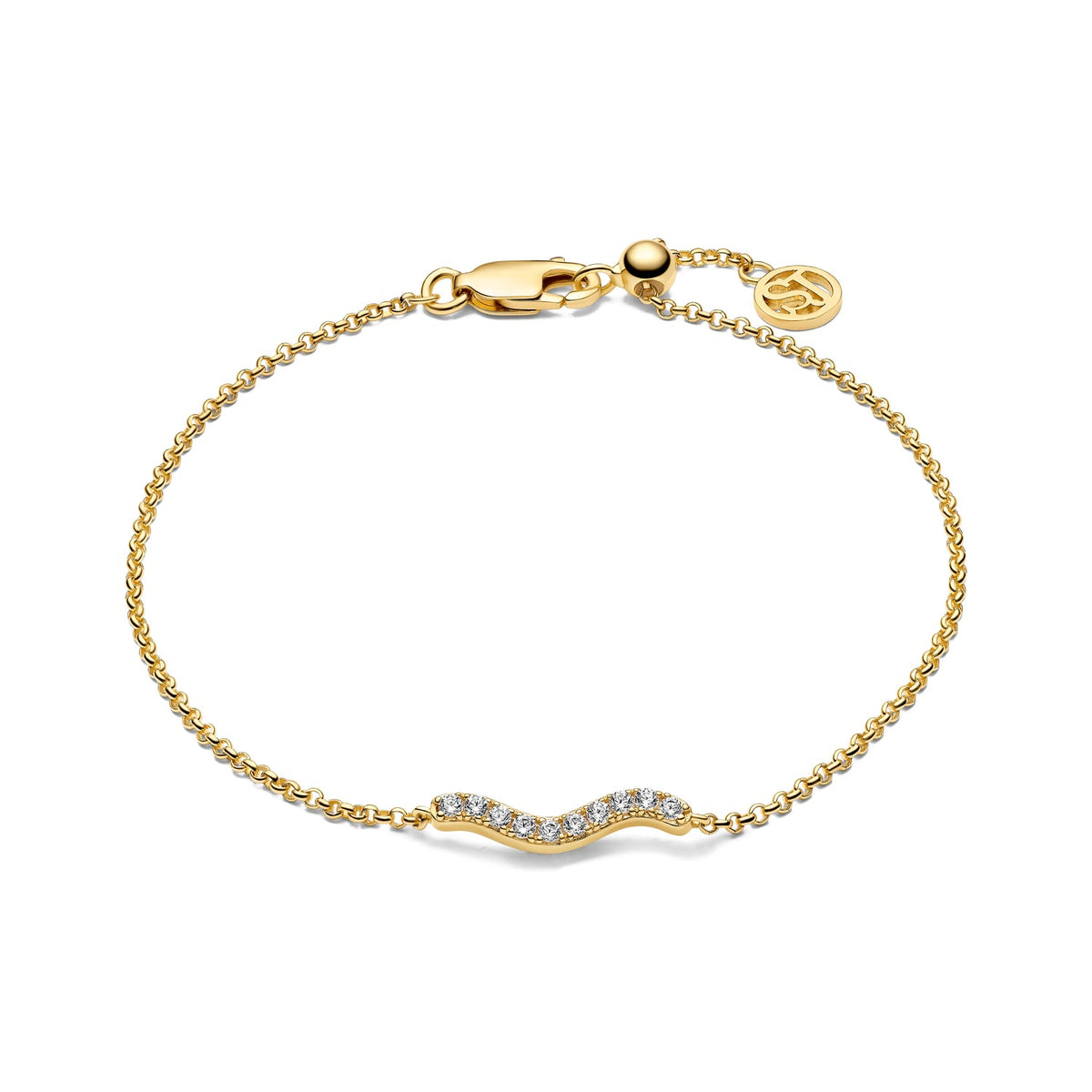 Sif Jakobs Bracelet Ellera Waves SJ-B3859-CZ-YG