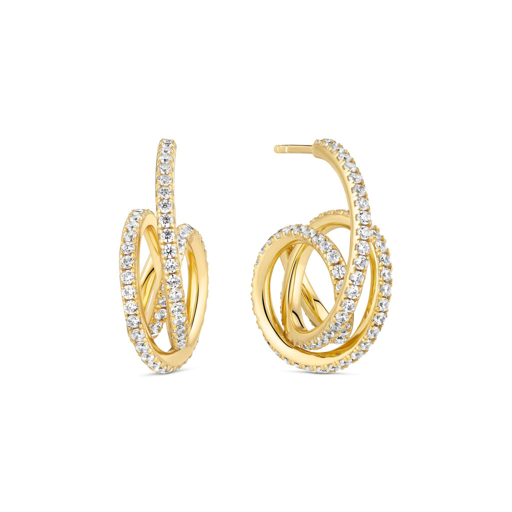 Sif Jakobs Boucles d'oreilles Spirale SJ-E2590-CZ-YG