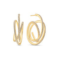 Sif Jakobs Boucles d'oreilles Spirale SJ-E2591-CZ-YG