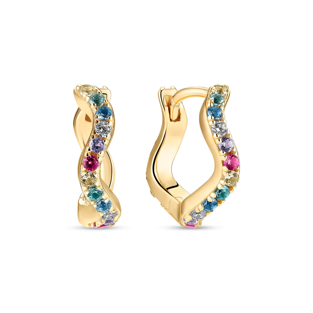 Sif Jakobs Boucles d'oreilles Ellera Waves SJ-E3859-XCZ-YG
