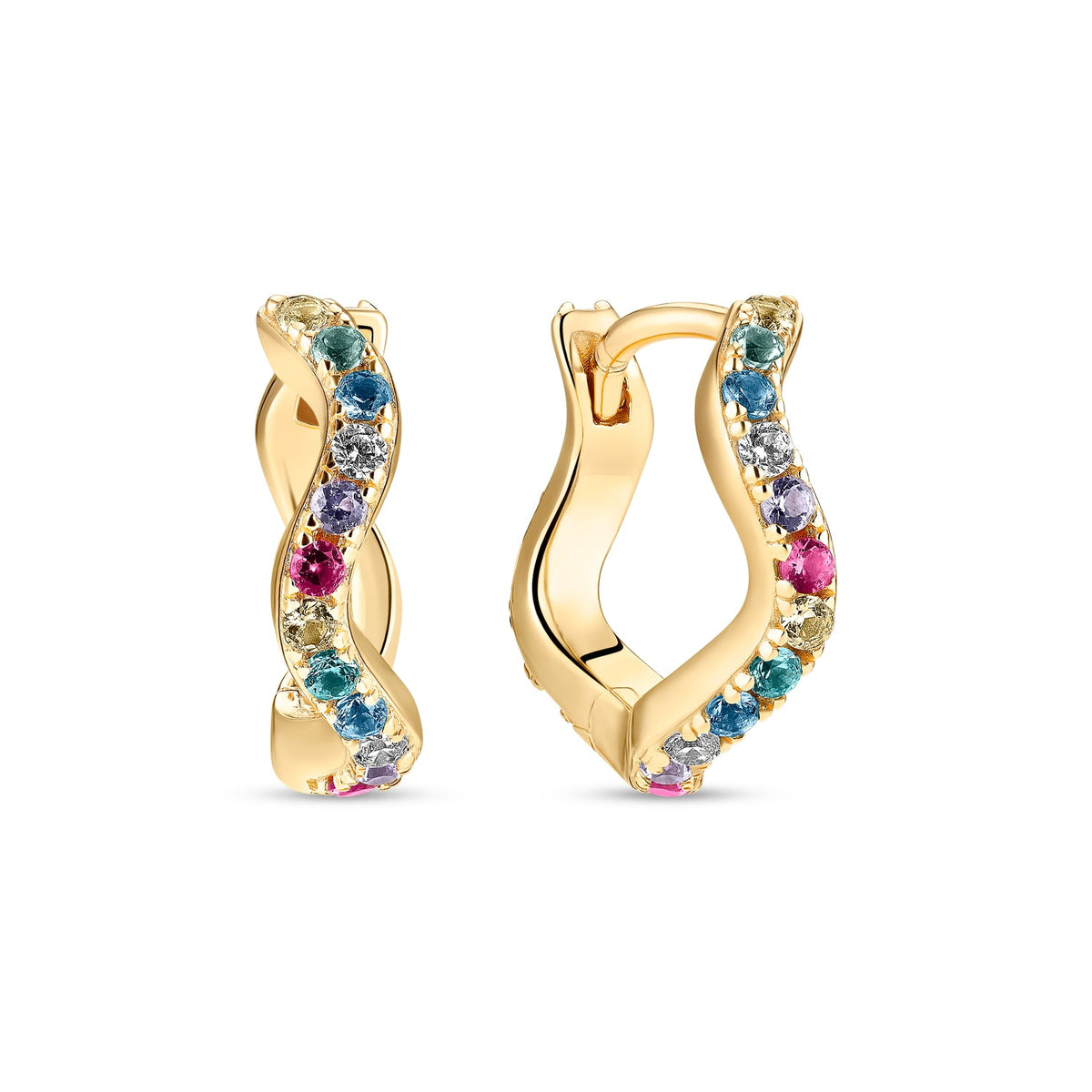 Sif Jakobs Boucles d'oreilles Ellera Waves SJ-E3859-XCZ-YG