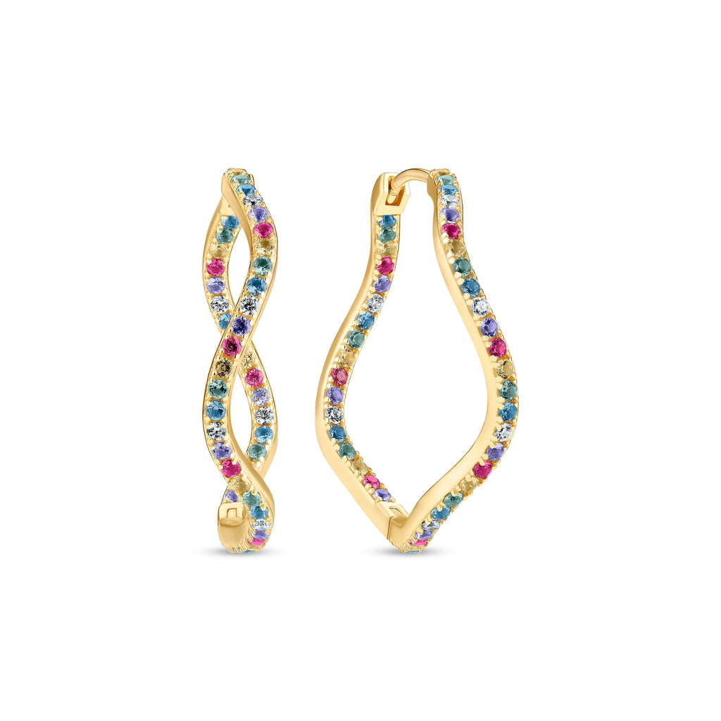 Sif Jakobs Boucles d'oreilles Ellera Waves SJ-E3879-XCZ-YG