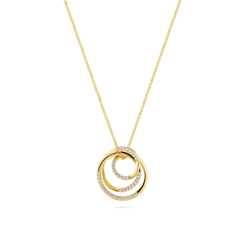 Sif Jakobs Collier Spirale SJ-N2590-CZ-YG