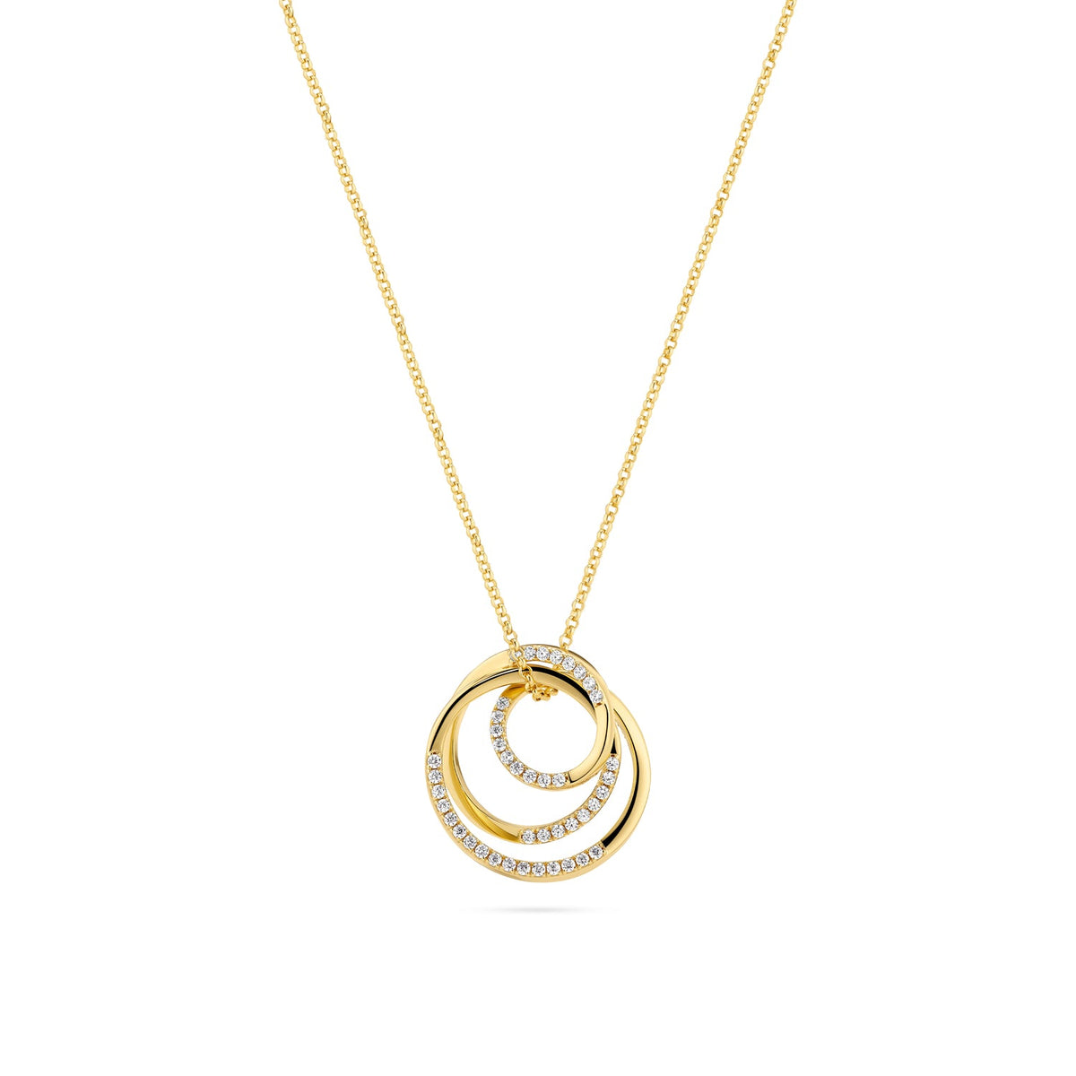 Sif Jakobs Collier Spirale SJ-N2590-CZ-YG
