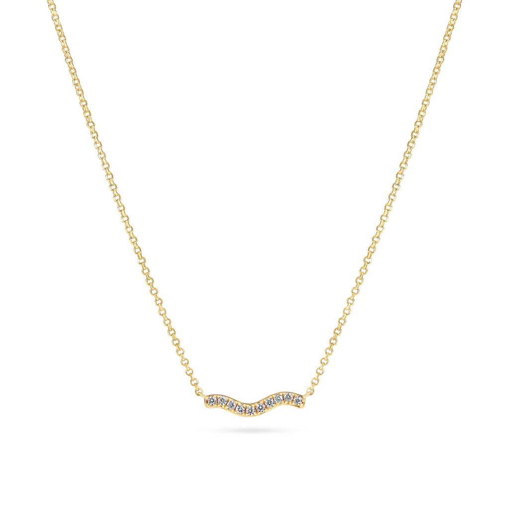 Sif Jakobs Collier Ellera Waves SJ-N3859-CZ-YG