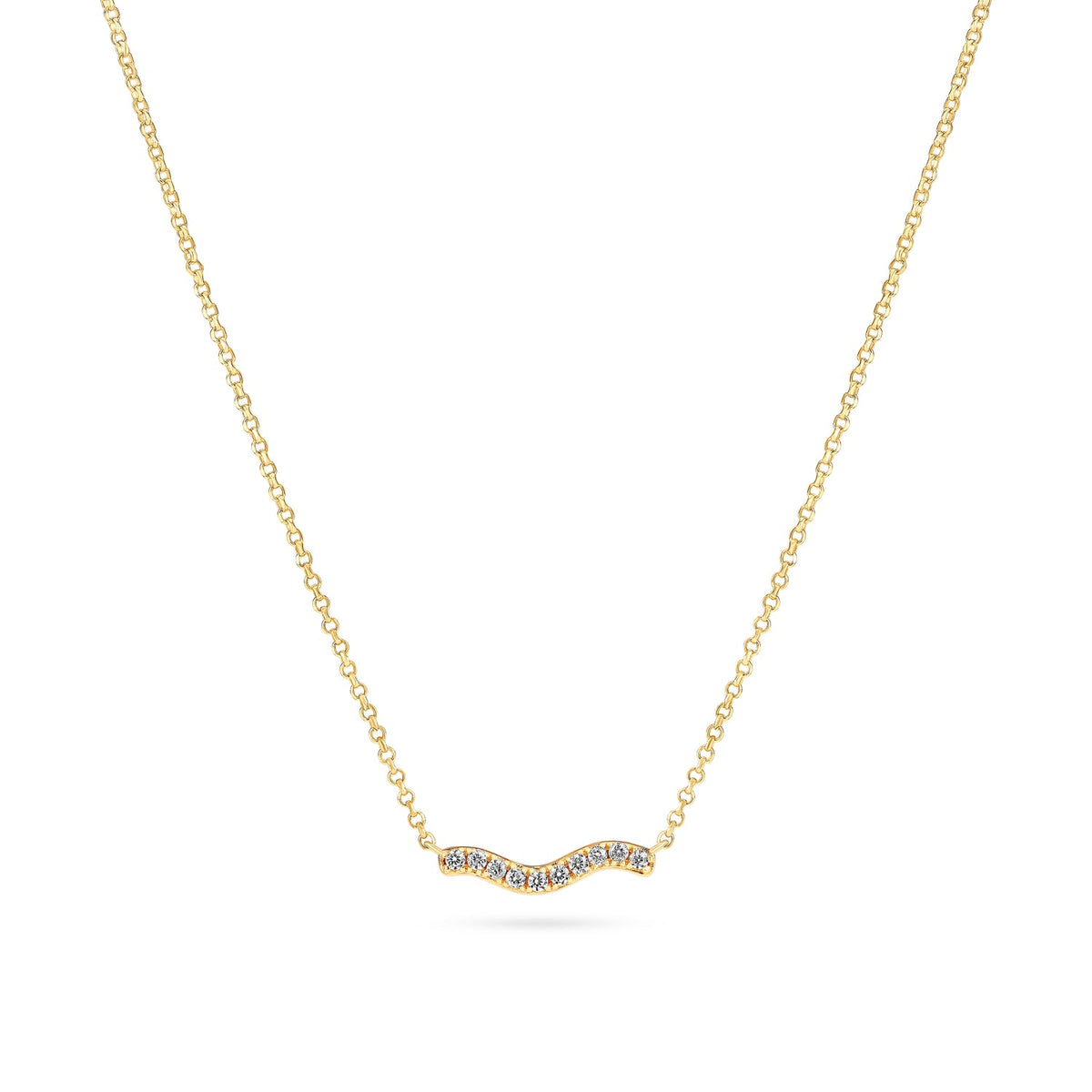 Sif Jakobs Collier Ellera Waves SJ-N3859-CZ-YG