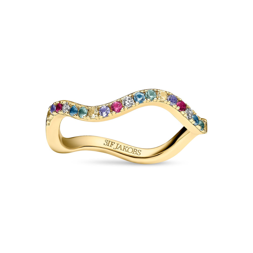 Sif Jakobs Bague Ellera Waves SJ-R3869-XCZ-YG