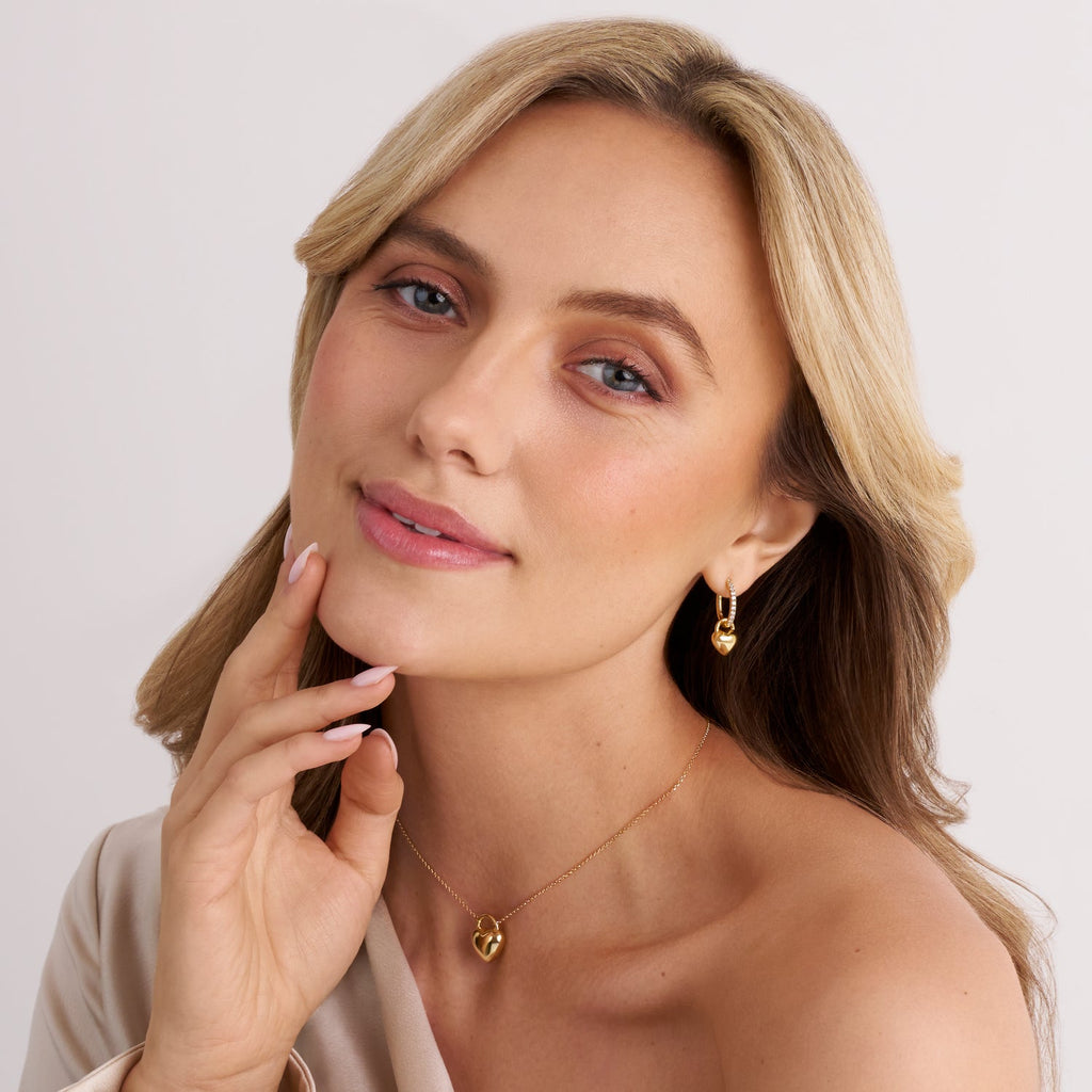 Sif Jakobs Boucles d'oreilles Julia Creolo SJ-E2612-CZ-YG