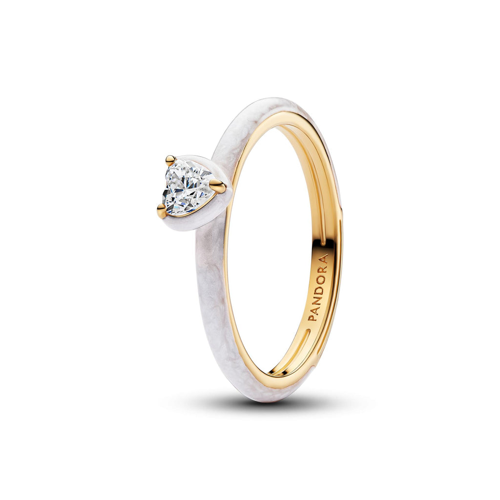 Pandora ME Bague Cœur Chakra Blanc 163088C01