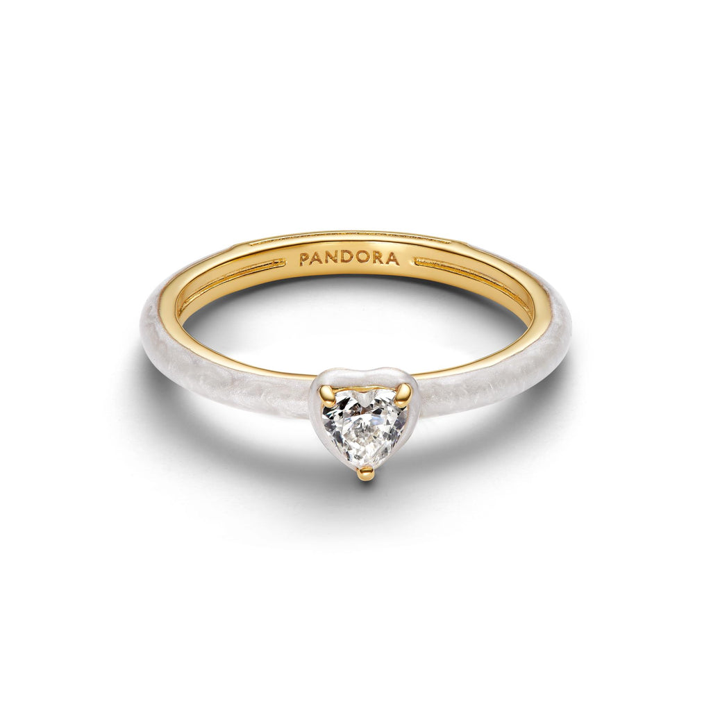Pandora ME Bague Cœur Chakra Blanc 163088C01
