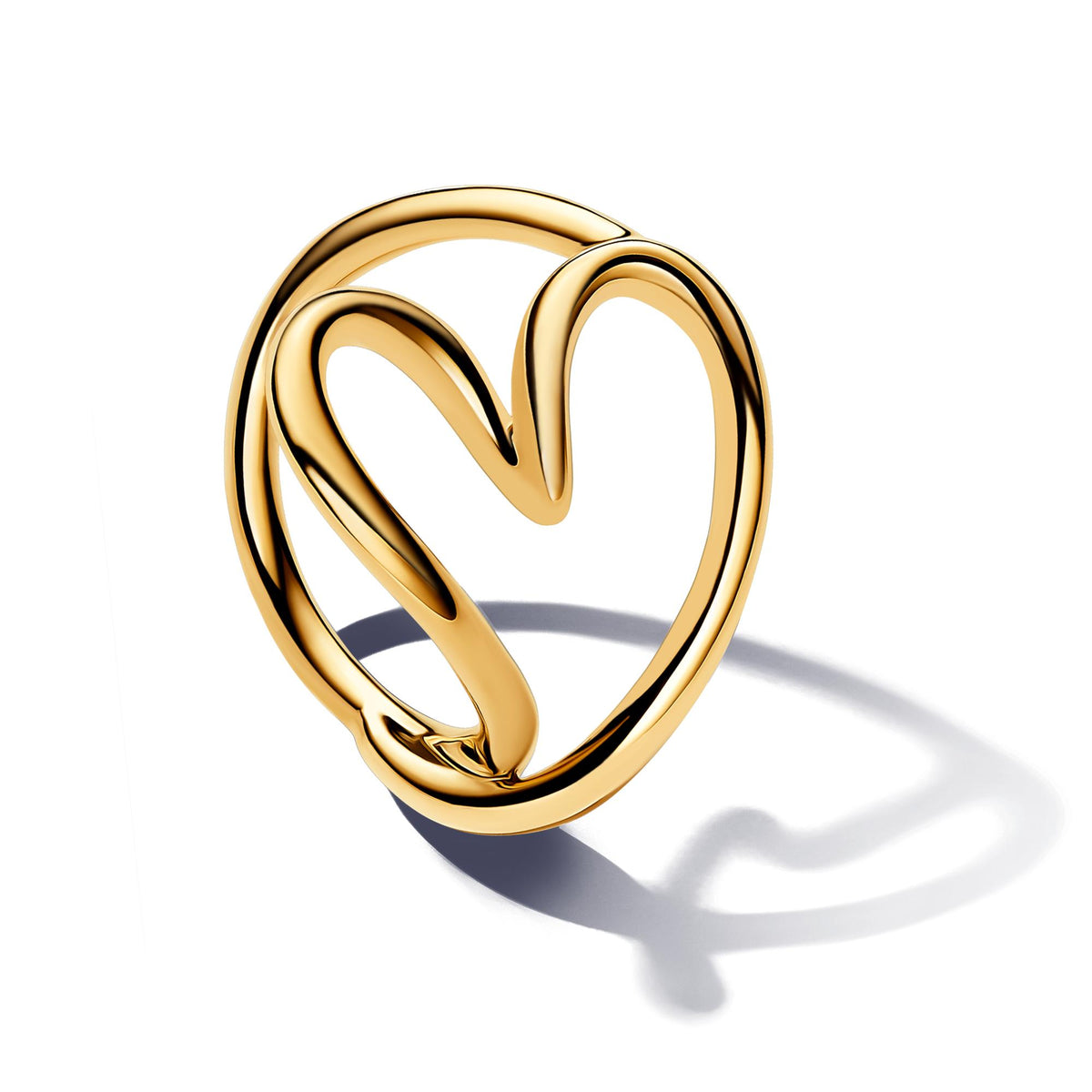 Pandora Essence Bague Cœur de Forme Organique 163288C00